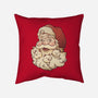 Santa Beard Full Of Cats-None-Removable Cover-Throw Pillow-tobefonseca