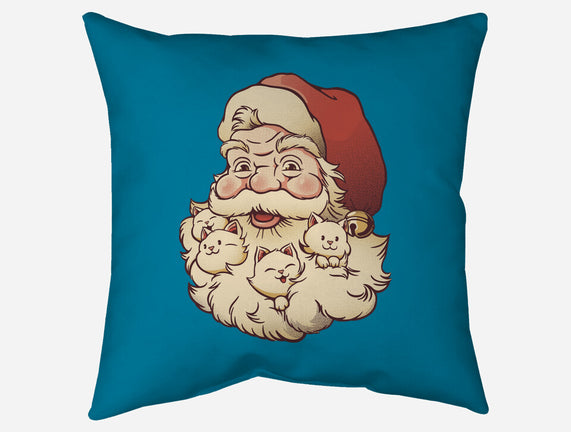 Santa Beard Full Of Cats