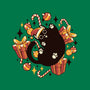 Xmas Kawaii Black Kitten-Unisex-Basic-Tee-tobefonseca