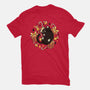 Xmas Kawaii Black Kitten-Youth-Basic-Tee-tobefonseca