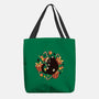 Xmas Kawaii Black Kitten-None-Basic Tote-Bag-tobefonseca