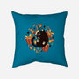 Xmas Kawaii Black Kitten-None-Removable Cover-Throw Pillow-tobefonseca