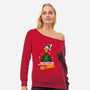 Mission Tree Tumble-Womens-Off Shoulder-Sweatshirt-Boggs Nicolas