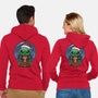 Snow Globe Green Toddler-Unisex-Zip-Up-Sweatshirt-Astrobot Invention