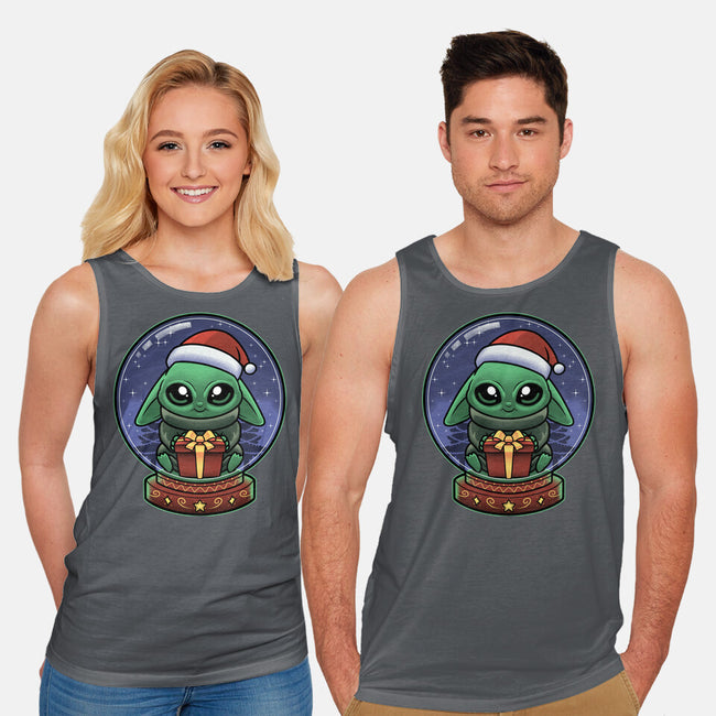 Snow Globe Green Toddler-Unisex-Basic-Tank-Astrobot Invention