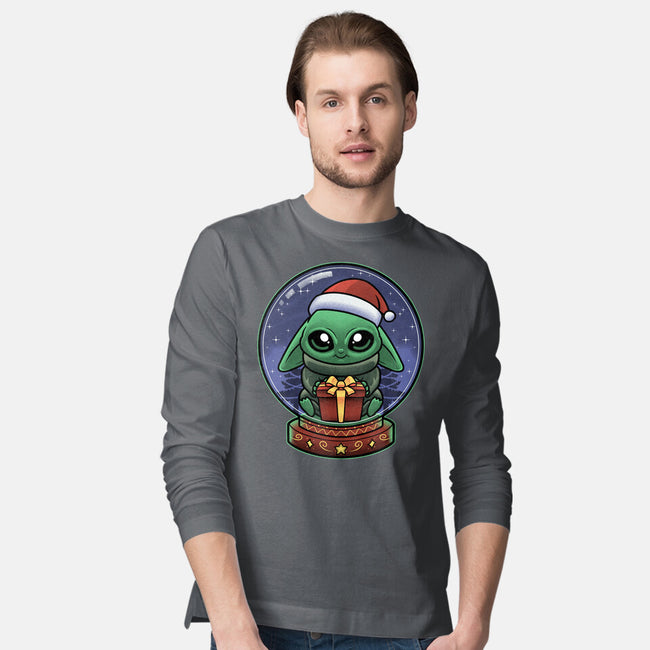 Snow Globe Green Toddler-Mens-Long Sleeved-Tee-Astrobot Invention