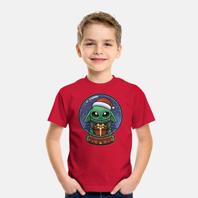 Snow Globe Green Toddler-Youth-Basic-Tee-Astrobot Invention