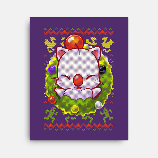 Kupo Christmas-None-Stretched-Canvas-BlancaVidal