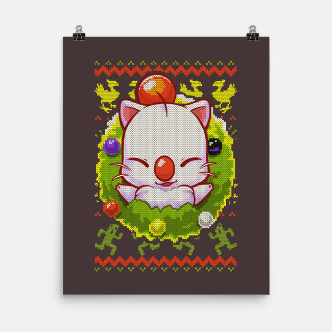 Kupo Christmas-None-Matte-Poster-BlancaVidal