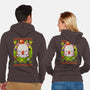 Kupo Christmas-Unisex-Zip-Up-Sweatshirt-BlancaVidal