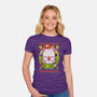 Kupo Christmas-Womens-Fitted-Tee-BlancaVidal