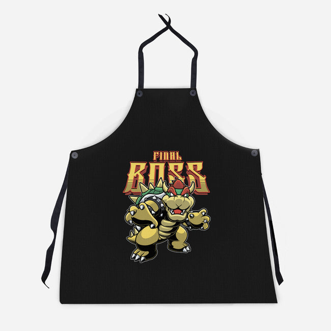 Final Boss-Unisex-Kitchen-Apron-Astrobot Invention