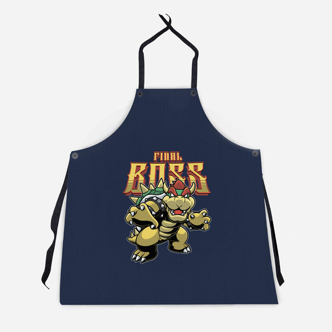 Final Boss-Unisex-Kitchen-Apron-Astrobot Invention