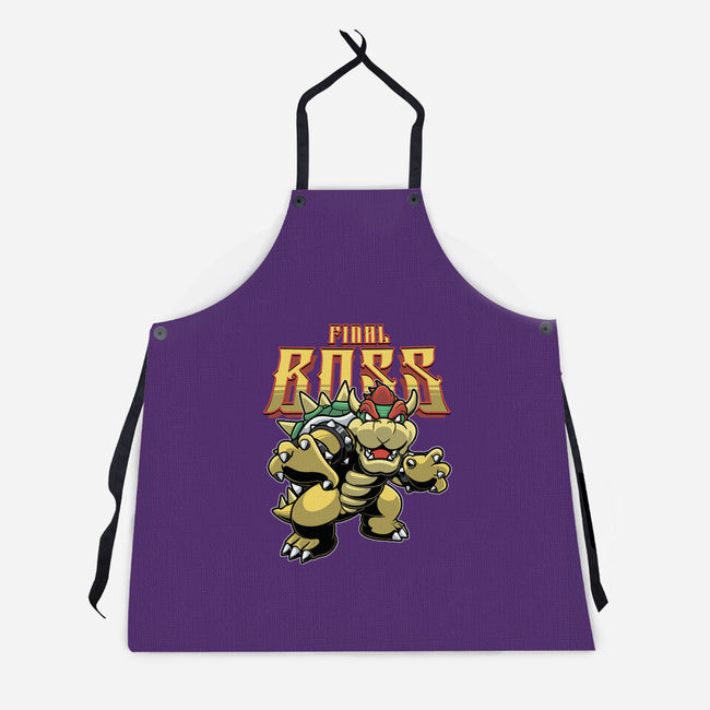 Final Boss-Unisex-Kitchen-Apron-Astrobot Invention