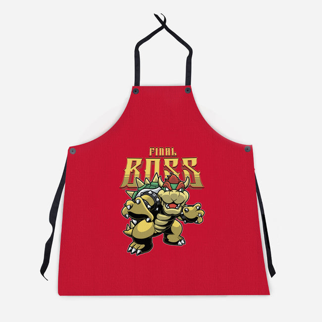 Final Boss-Unisex-Kitchen-Apron-Astrobot Invention