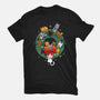 Kittens Wreath-Mens-Basic-Tee-Vallina84