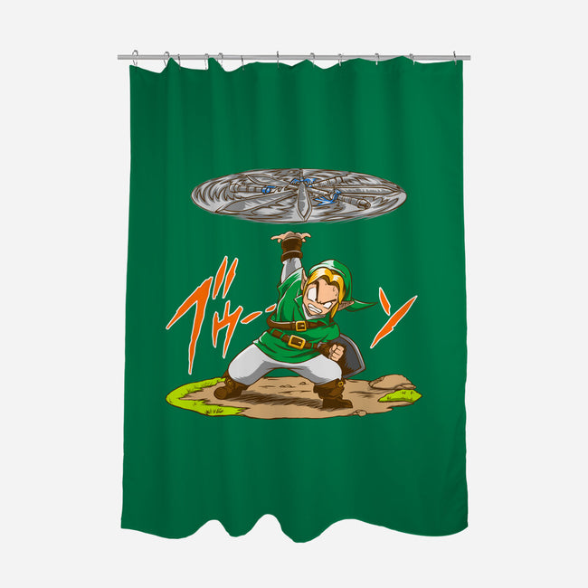 Destructo Sword-None-Polyester-Shower Curtain-joerawks