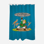 Destructo Sword-None-Polyester-Shower Curtain-joerawks