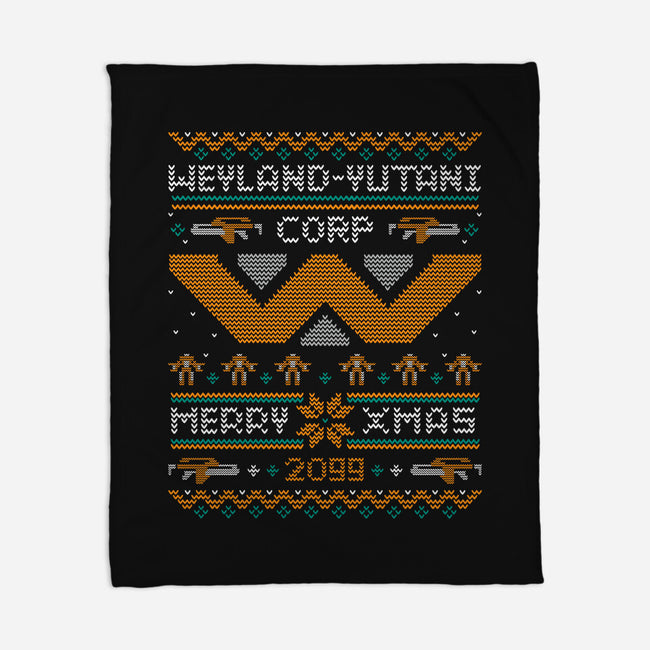 Happy Alien Xmas-None-Fleece-Blanket-Getsousa!