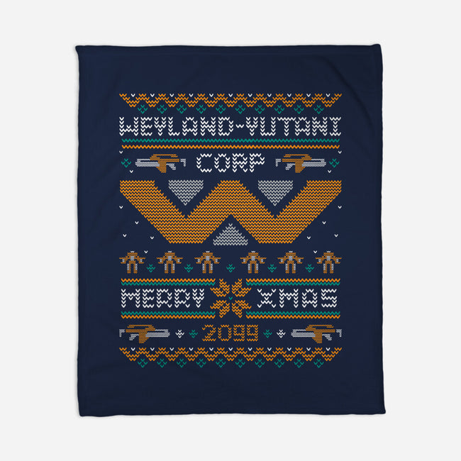 Happy Alien Xmas-None-Fleece-Blanket-Getsousa!