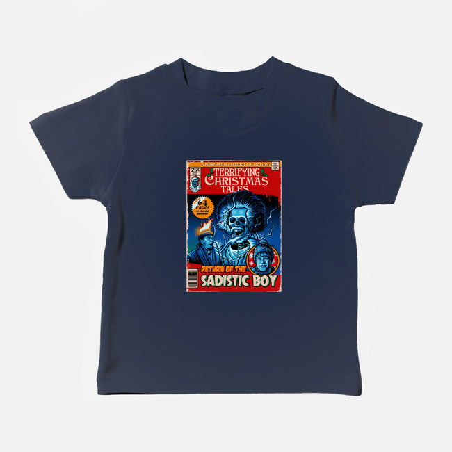 Terrifying Christmas Tales-Baby-Basic-Tee-daobiwan