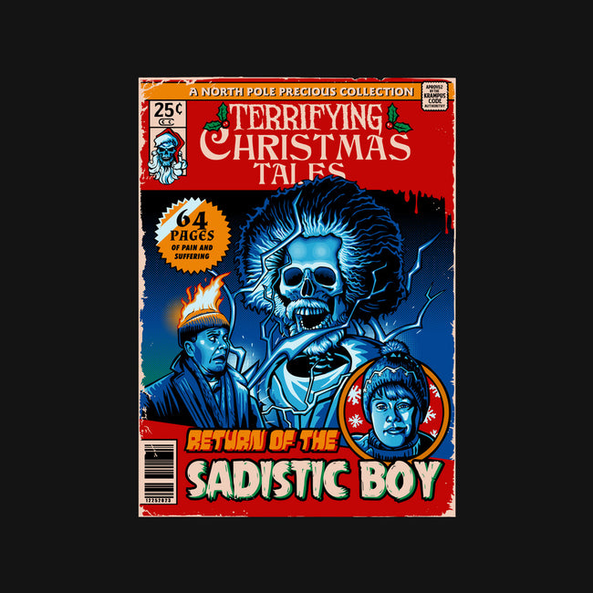 Terrifying Christmas Tales-Youth-Basic-Tee-daobiwan