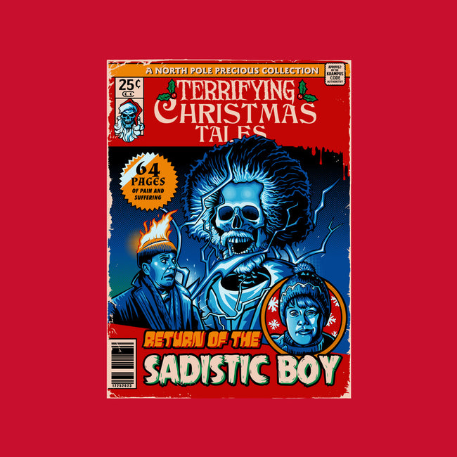 Terrifying Christmas Tales-Youth-Basic-Tee-daobiwan