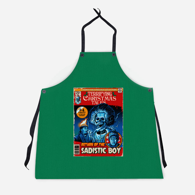 Terrifying Christmas Tales-Unisex-Kitchen-Apron-daobiwan