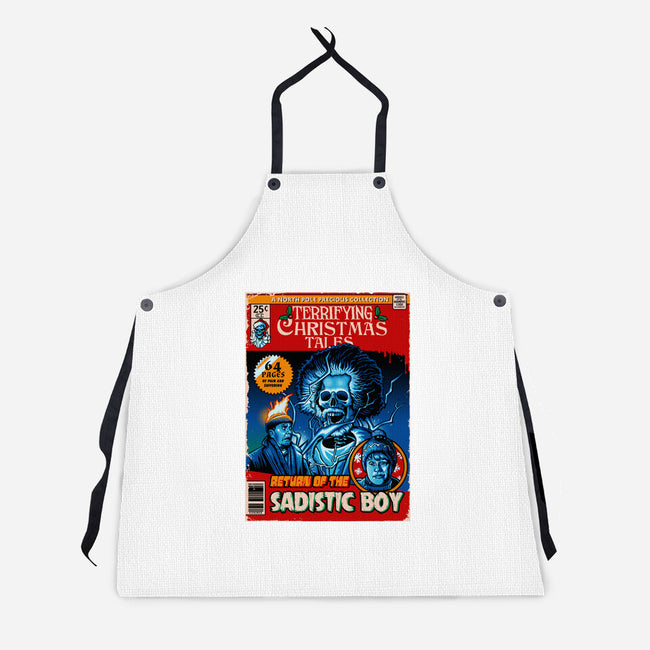 Terrifying Christmas Tales-Unisex-Kitchen-Apron-daobiwan