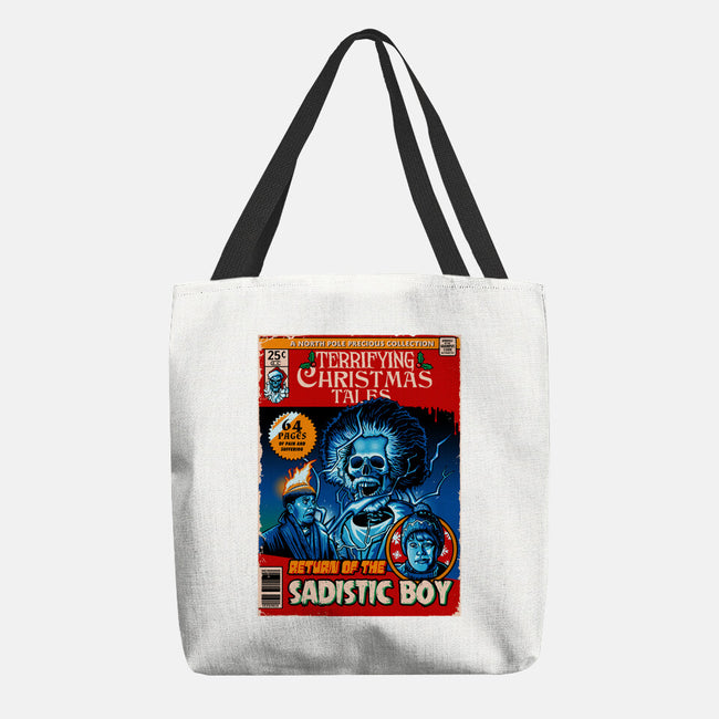 Terrifying Christmas Tales-None-Basic Tote-Bag-daobiwan