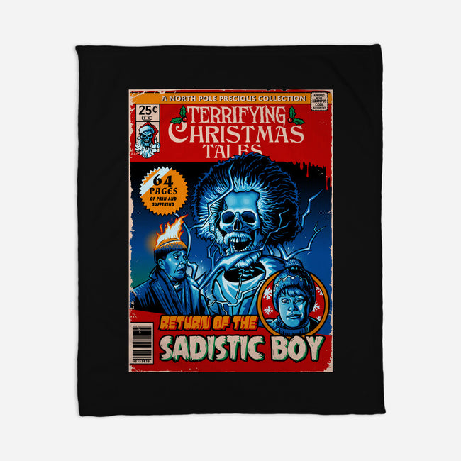 Terrifying Christmas Tales-None-Fleece-Blanket-daobiwan