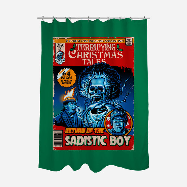 Terrifying Christmas Tales-None-Polyester-Shower Curtain-daobiwan