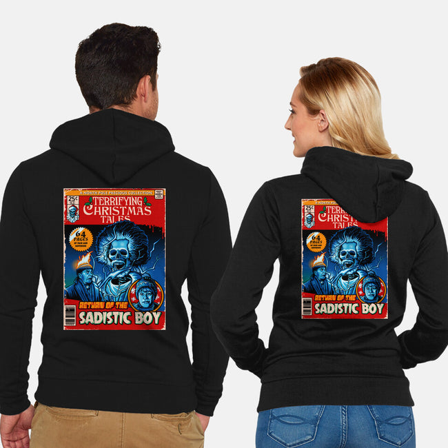 Terrifying Christmas Tales-Unisex-Zip-Up-Sweatshirt-daobiwan