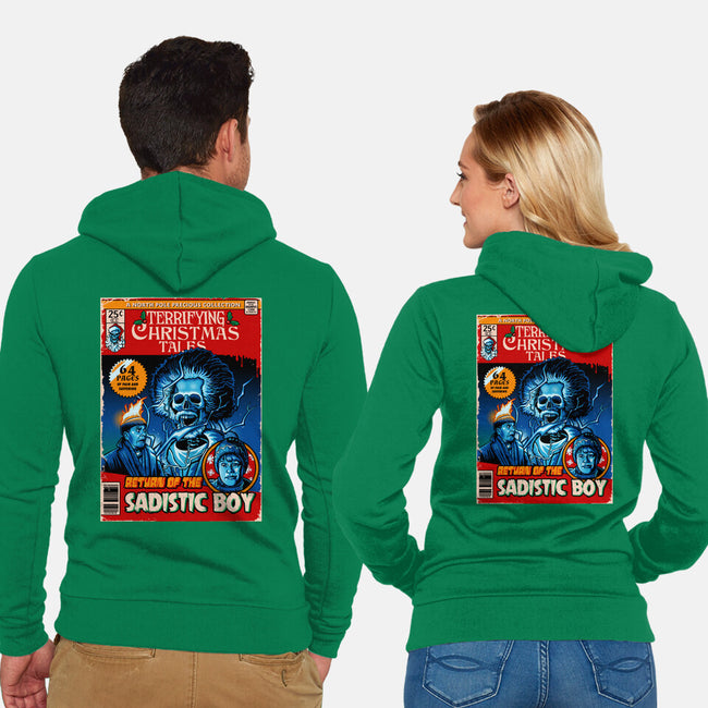 Terrifying Christmas Tales-Unisex-Zip-Up-Sweatshirt-daobiwan