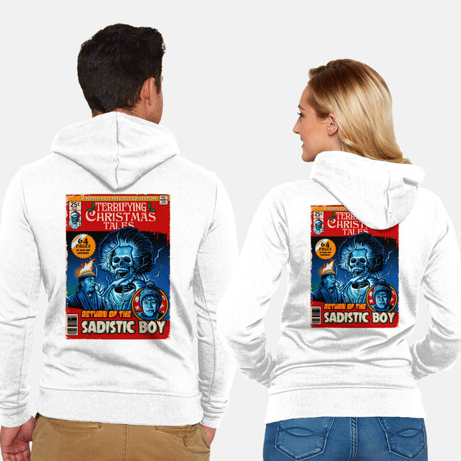 Terrifying Christmas Tales-Unisex-Zip-Up-Sweatshirt-daobiwan