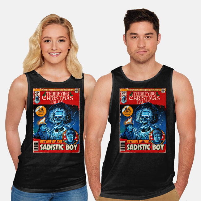 Terrifying Christmas Tales-Unisex-Basic-Tank-daobiwan