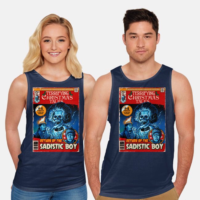 Terrifying Christmas Tales-Unisex-Basic-Tank-daobiwan