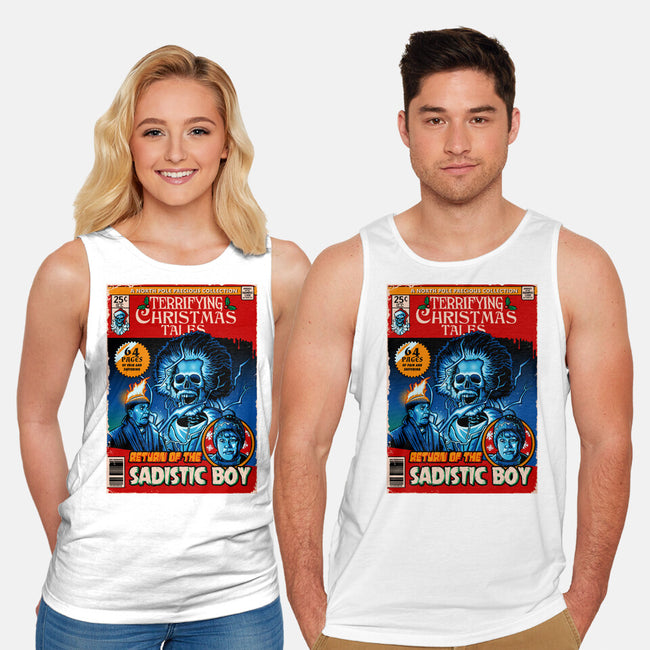 Terrifying Christmas Tales-Unisex-Basic-Tank-daobiwan