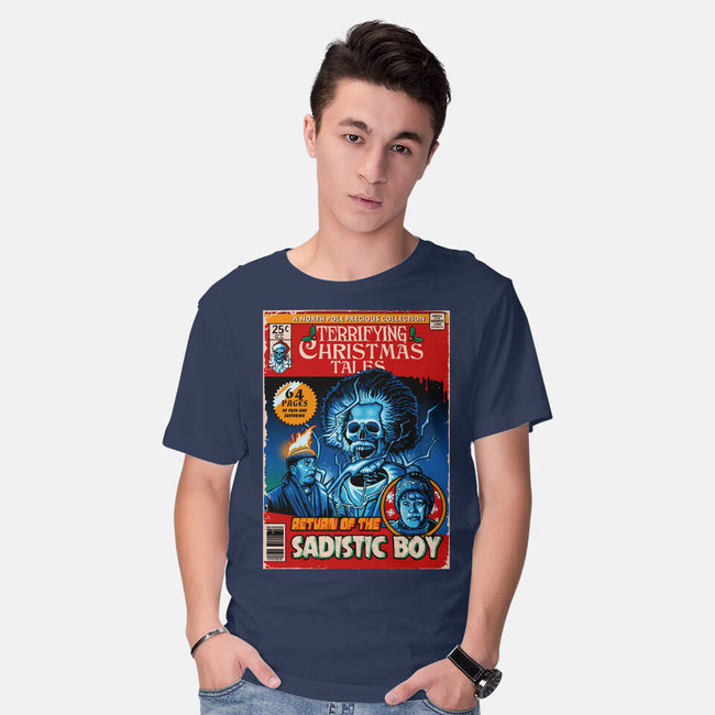 Terrifying Christmas Tales-Mens-Basic-Tee-daobiwan