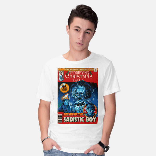 Terrifying Christmas Tales-Mens-Basic-Tee-daobiwan