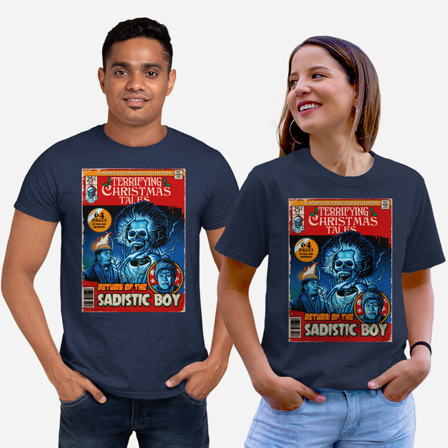 Terrifying Christmas Tales-Unisex-Basic-Tee-daobiwan