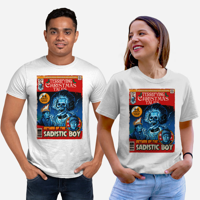 Terrifying Christmas Tales-Unisex-Basic-Tee-daobiwan