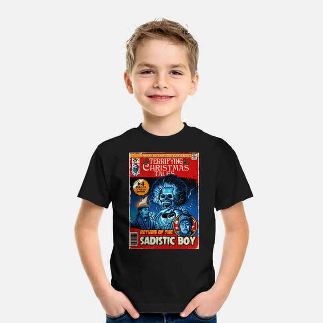 Terrifying Christmas Tales-Youth-Basic-Tee-daobiwan