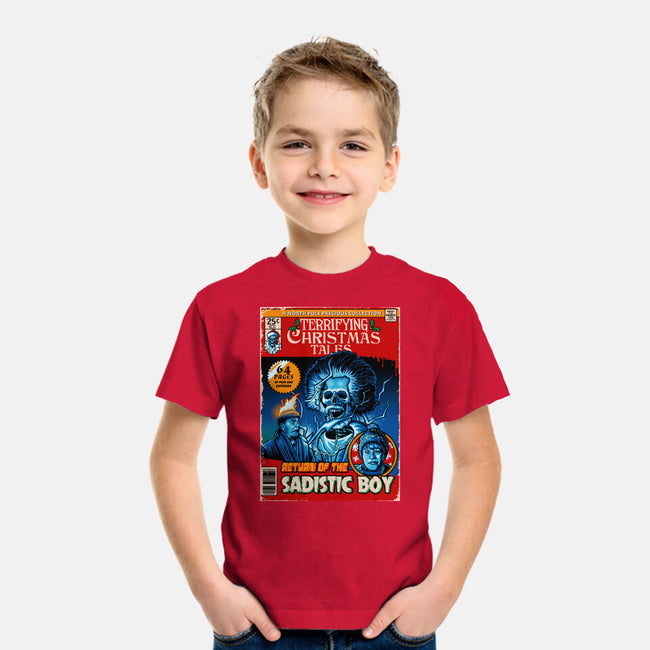 Terrifying Christmas Tales-Youth-Basic-Tee-daobiwan