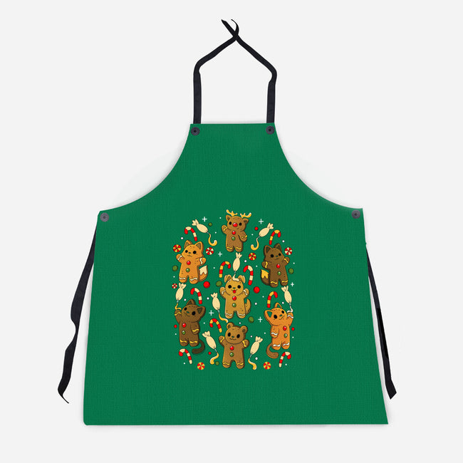 Ginger Animals-Unisex-Kitchen-Apron-Vallina84