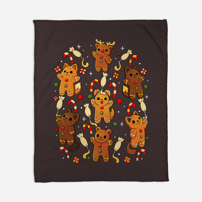 Ginger Animals-None-Fleece-Blanket-Vallina84