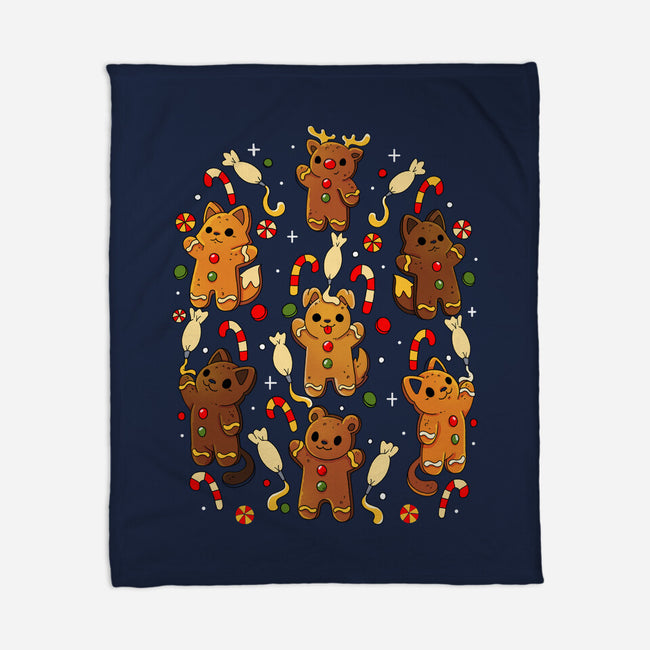 Ginger Animals-None-Fleece-Blanket-Vallina84