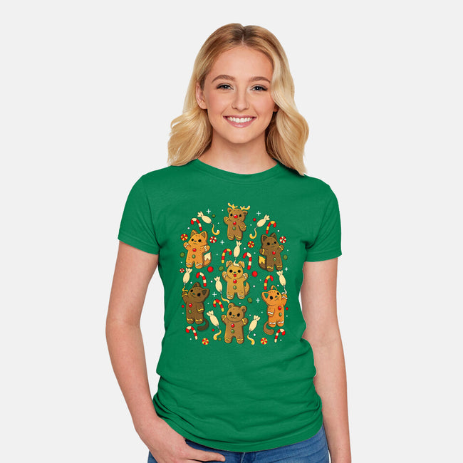 Ginger Animals-Womens-Fitted-Tee-Vallina84