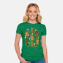 Ginger Animals-Womens-Fitted-Tee-Vallina84