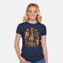 Ginger Animals-Womens-Fitted-Tee-Vallina84